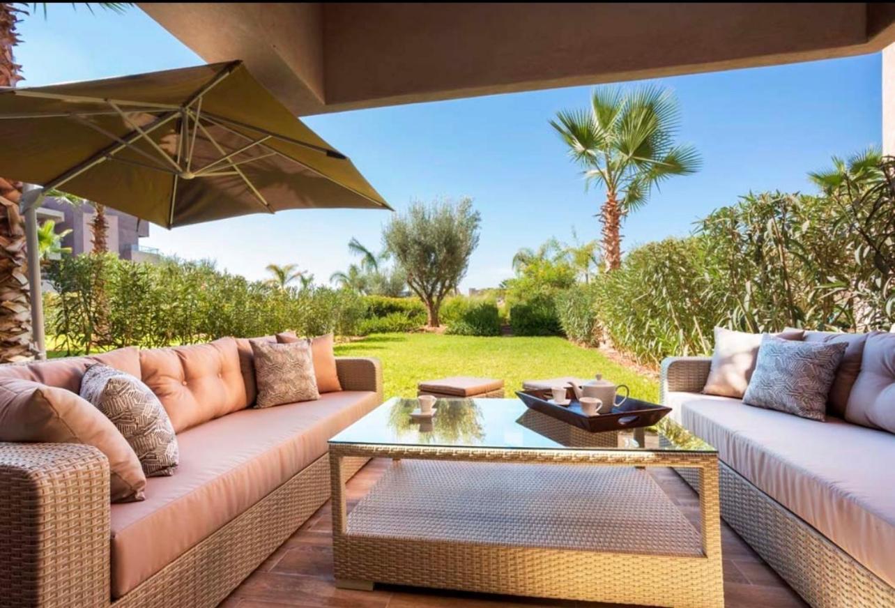 Appartement De Luxe Avec Jardin Prive マラケシュ エクステリア 写真